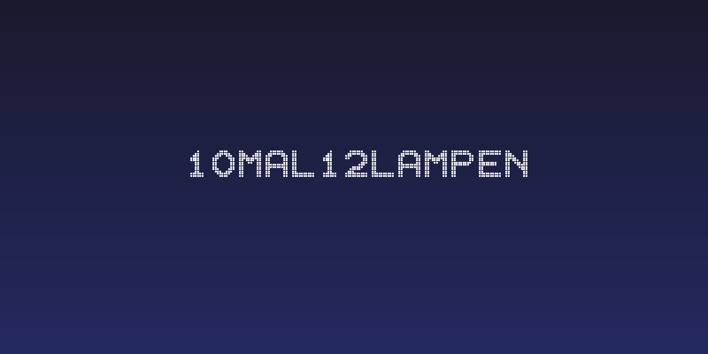 10mal12Lampen Social Header