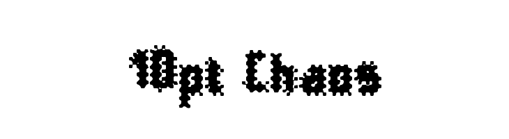 10pt Chaos  Frei Schriftart Herunterladen