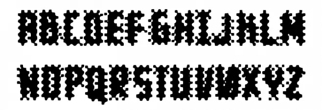 10pt Chaos Font Litere mari