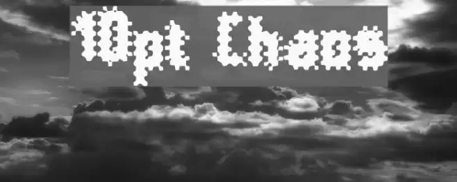 10pt Chaos Font examples