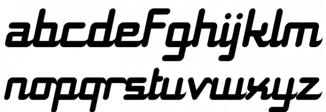 11S01 Black Tuesday Italic फ़ॉन्ट लोअरकेस