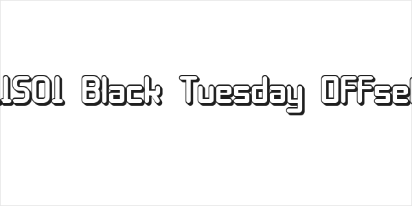 11S01 Black Tuesday Offset Logo