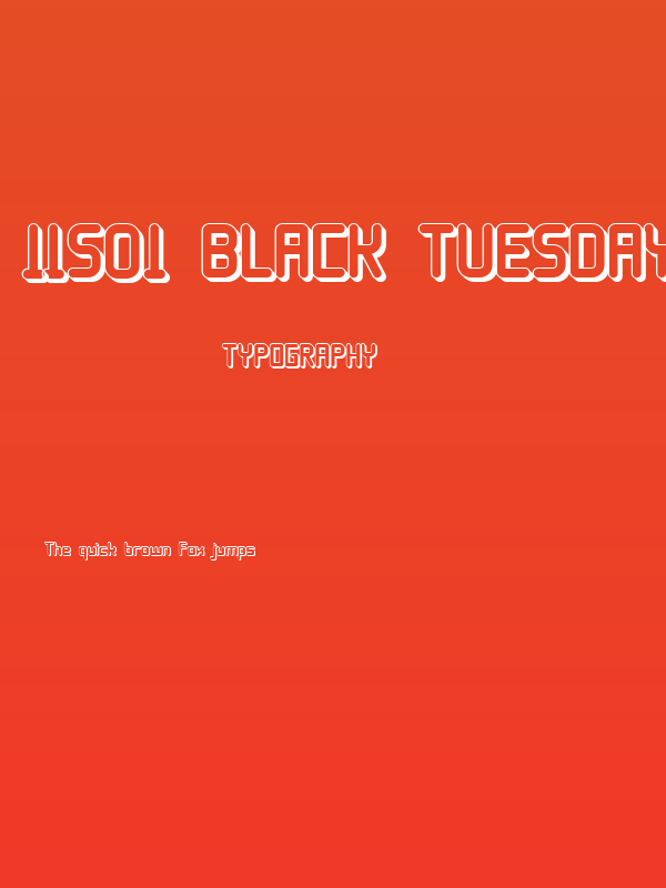 11S01 Black Tuesday Offset Poster