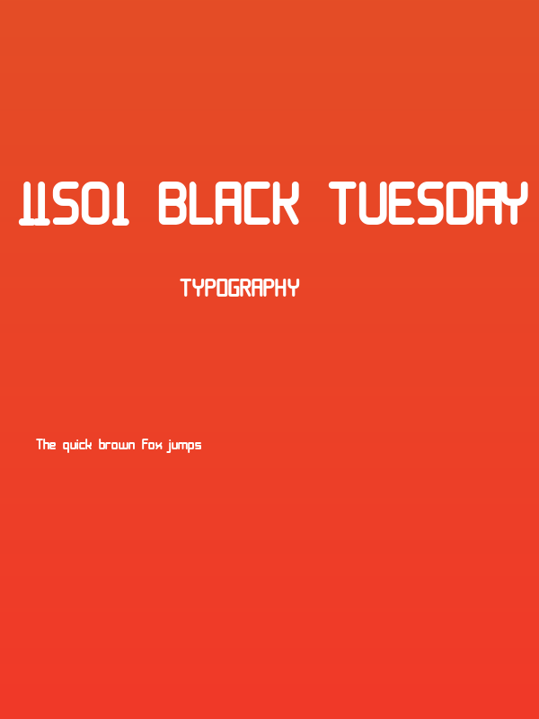 11S01 Black Tuesday Poster