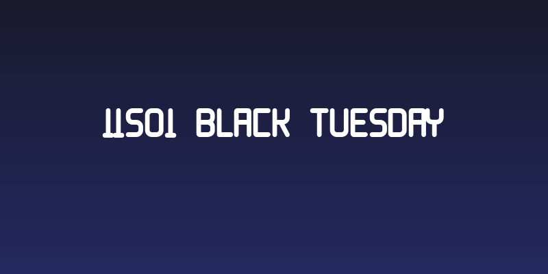 11S01 Black Tuesday Social Header