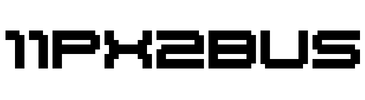 11px2bus  Frei Schriftart Herunterladen