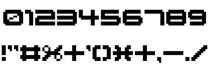 11px2bus Font OTHER CHARS