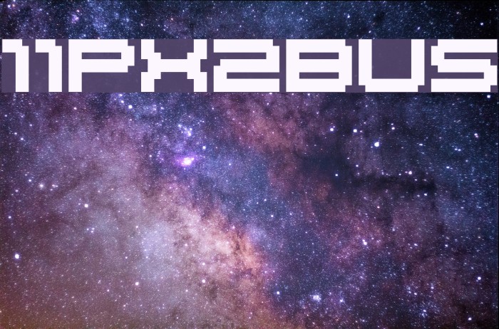 11px2bus Font examples