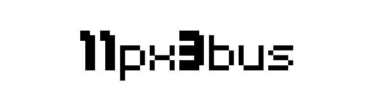 11px3bus  font caratteri gratis