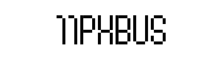 11pxbus फ़ॉन्ट