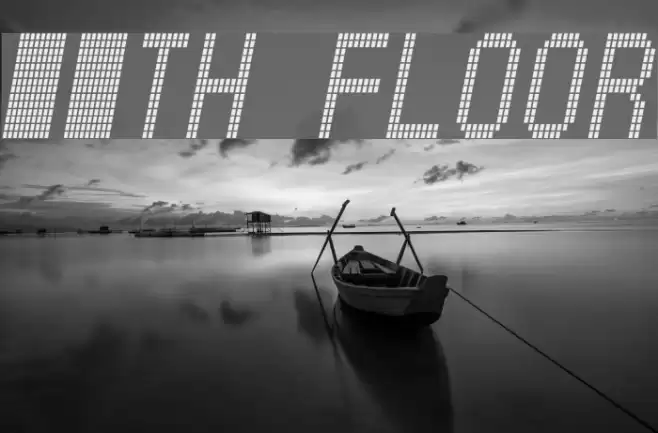 11th floor Font examples