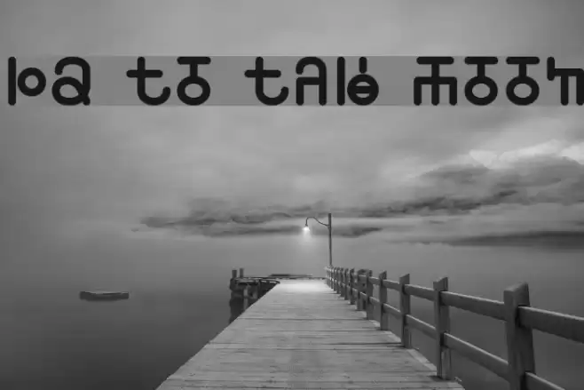 12 to the Moon Font examples