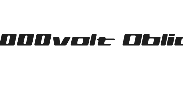 120000volt Oblique Logo