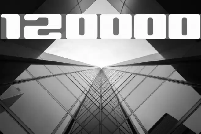 120000volt フォント examples