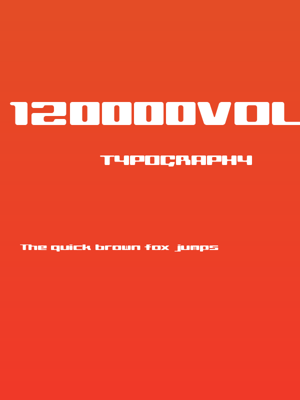 120000volt Poster