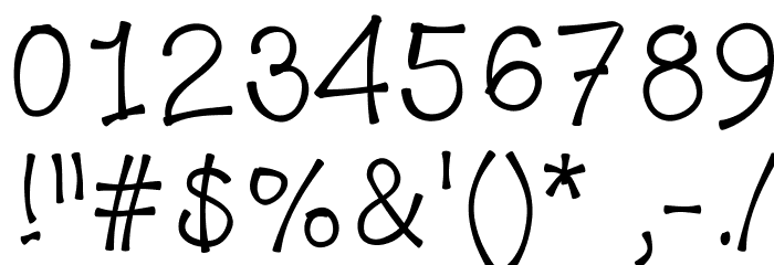 123Bambou Font OTHER CHARS