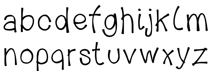 123Bambou Font LOWERCASE