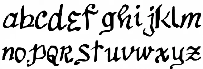 12Stepsalternate Font LOWERCASE