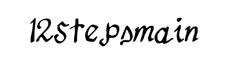 12Stepsmain फ़ॉन्ट