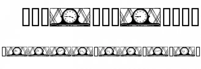 12hours フォント 大文字
