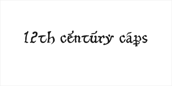 12th century caps Logo