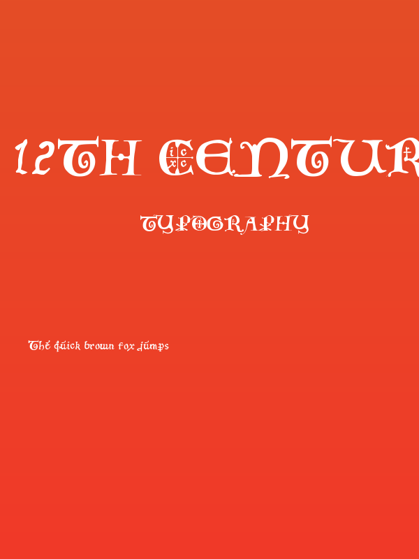 12th century caps Poster