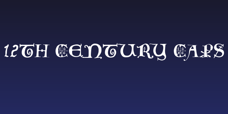 12th century caps Social Header