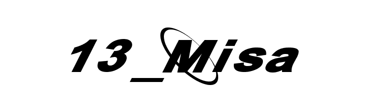13_Misa Font