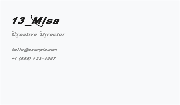 13_Misa Business Card