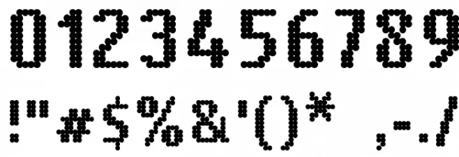 14 LED Phattt Heavy Font OTHER CHARS