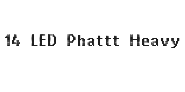 14 LED Phattt Heavy Logo