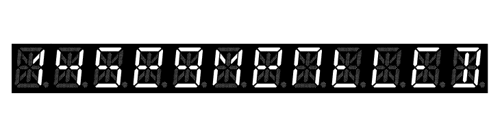 14 Segment LED  لخطوط تنزيل