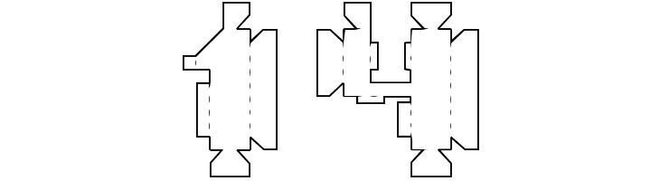 1:4 Font