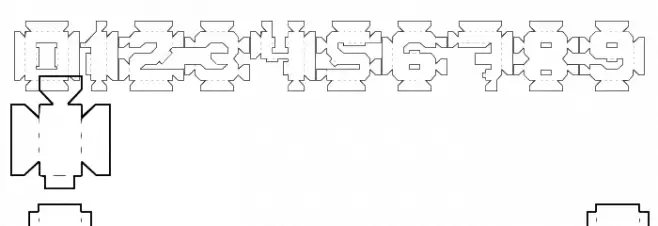 1:4 Font OTHER CHARS