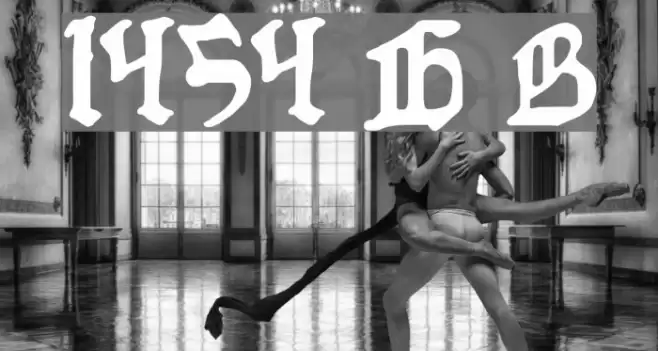 1454 Gutenberg Bibel Font examples