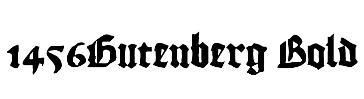 1456Gutenberg Bold Polices