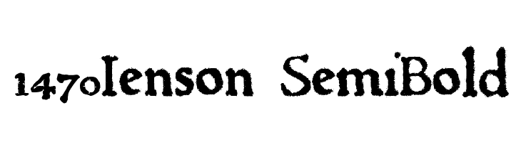 1470Jenson SemiBold Font