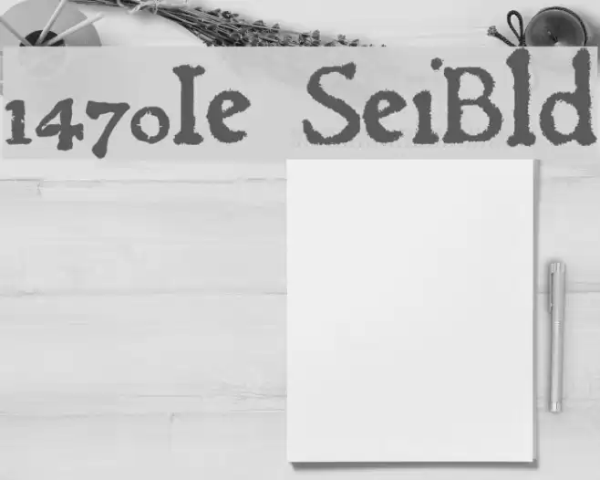 1470Jenson SemiBold Schriftart examples
