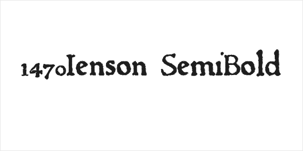 1470Jenson SemiBold Logo