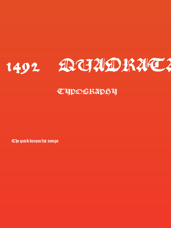 1492_Quadrata_lim Bold Poster