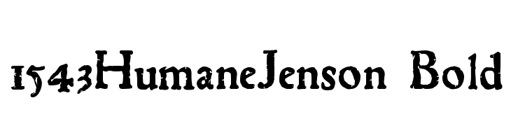 1543HumaneJenson Bold Шрифта