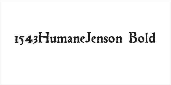 1543HumaneJenson Bold Logo
