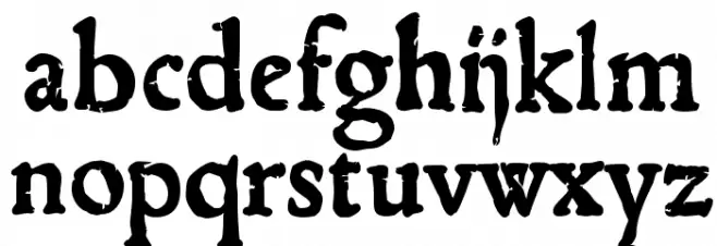 1543HumaneJenson Bold 字体 小写
