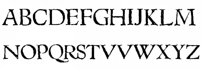 1543HumaneJenson Normal 字体 大写