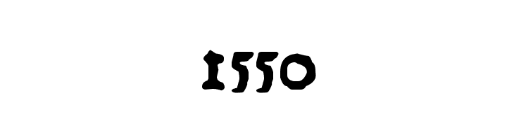1550 Шрифта