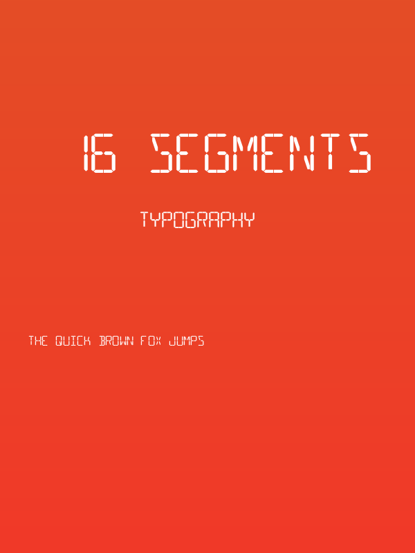 16 Segments Poster