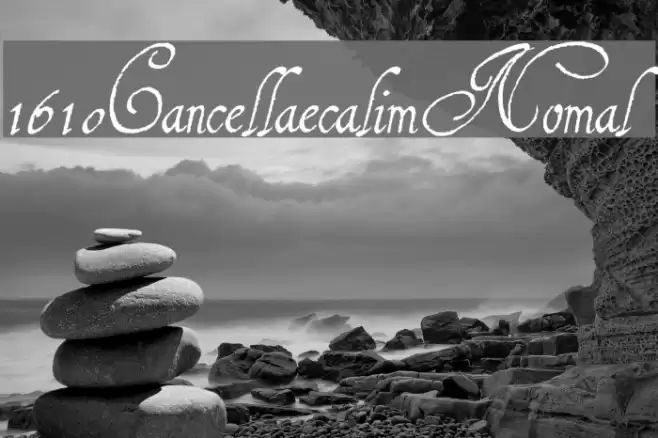 1610_Cancellaresca_lim Normal Fonte examples