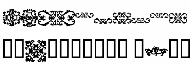 16th_Arabesques Font OTHER CHARS