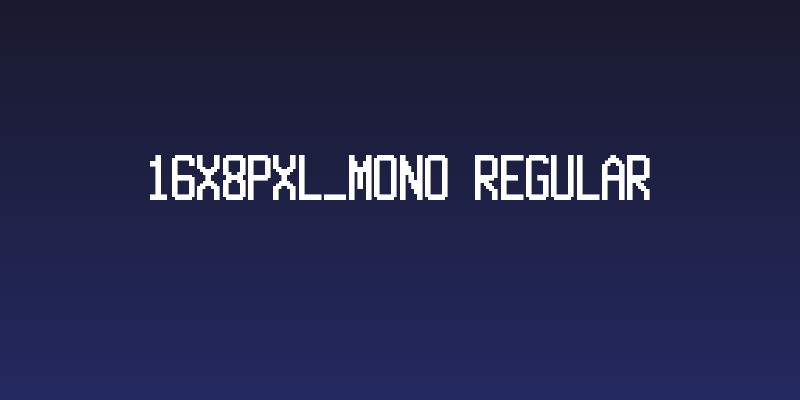 16x8Pxl_Mono Regular Social Header