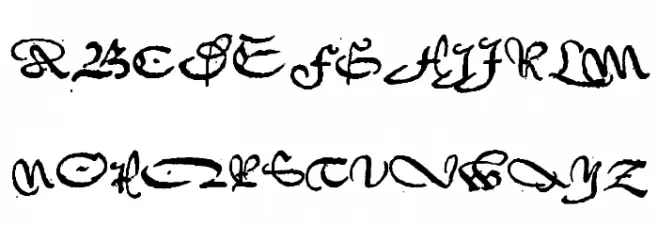 1742Frenchcivilite 字体 大写